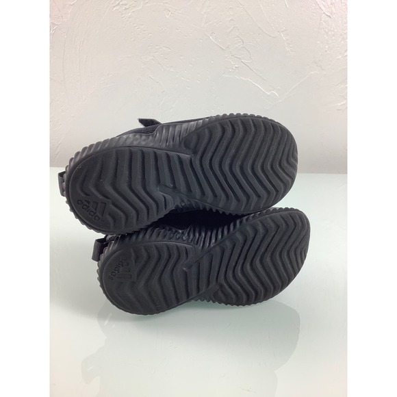 Adidas FortaRun AC easy on easy off sneakers kids SZ 8 EUC - Picture 6 of 12